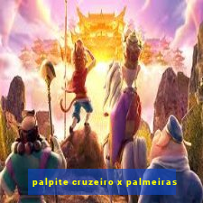 palpite cruzeiro x palmeiras